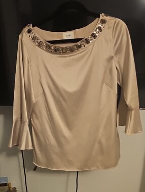 Satin Gem Top